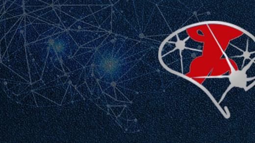 abstract background with logo